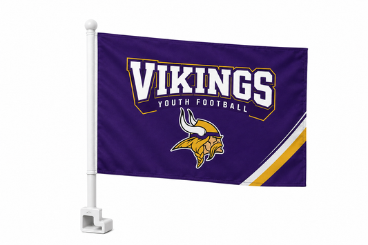 Vikings car flag